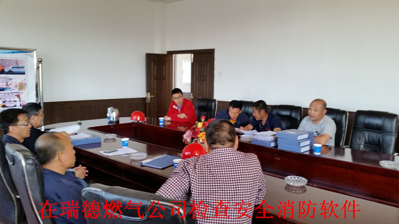 安全月检查,瑞德燃气公司(安全消防软件)