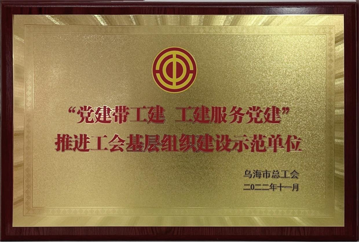 “党建带工程 工建服务党建”推进工会基层组织建设示范单位